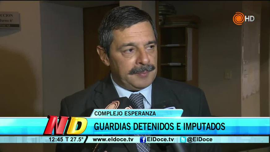 Guardias detenidos e imputados