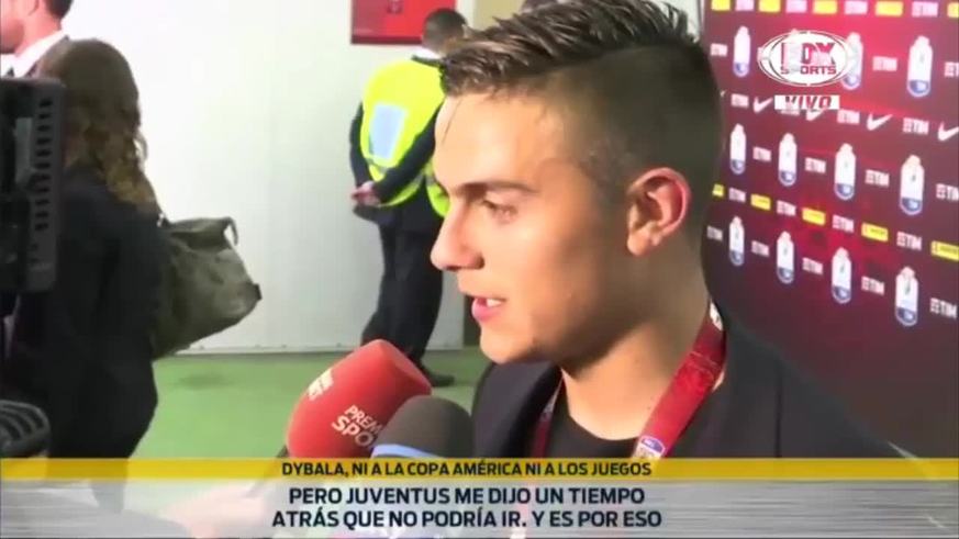 Paulo Dybala: "Esperaba ir a la Copa América"