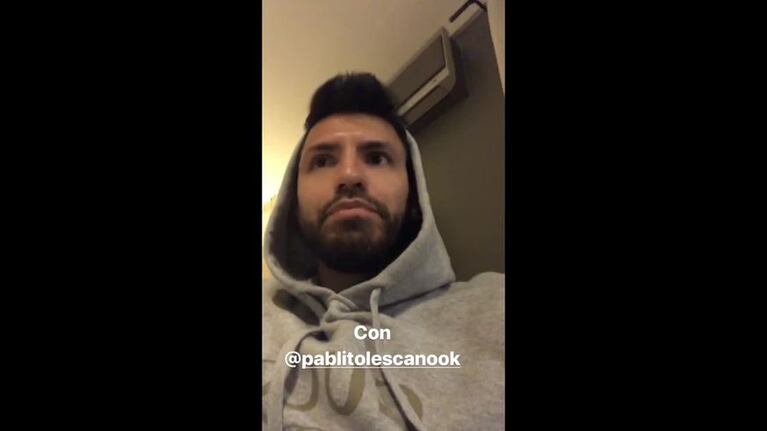 El Kun tocó un tema en el piano de Pablo Lescano