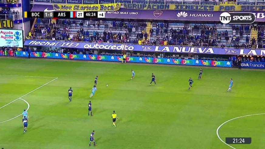 Cardona liquidó el partido para Boca