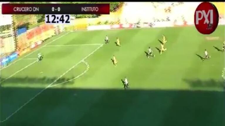 Los goles de Instituto ante Crucero del Norte