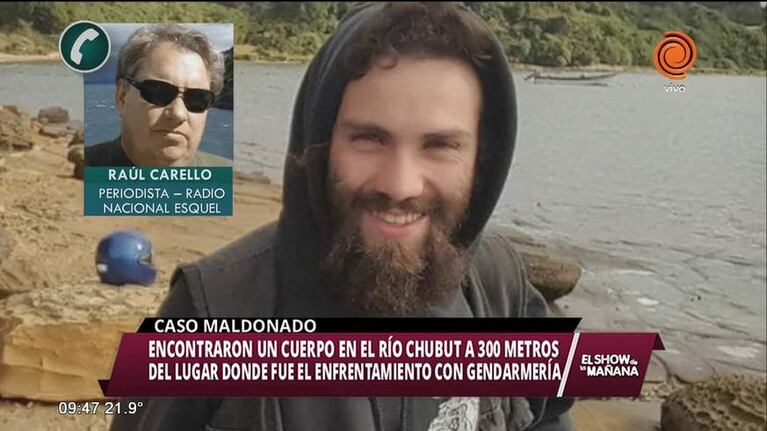 Caso Maldonado - Periodista Raúl Carello desde Esquel