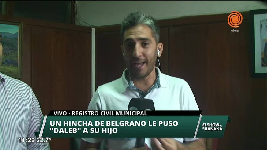 Daleb, el hincha de Belgrano