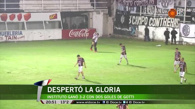 La intimidad de Gotti, el goleador de Instituto
