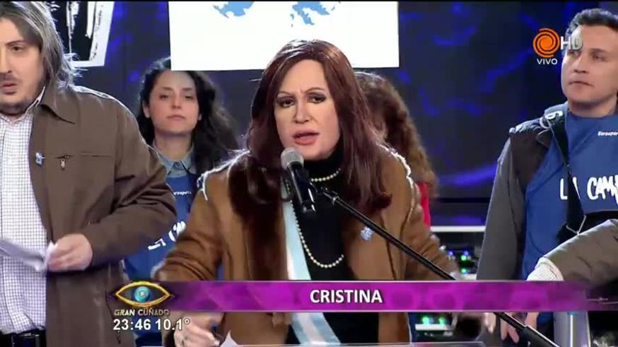 Cristina reapareció en el Bailando