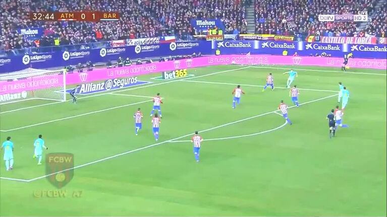 ¡Tremendo bombazo! Messi puso el 2-0 para Barcelona