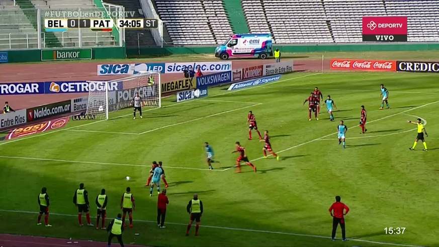 El gol de Barbieri para Belgrano contra Patronato