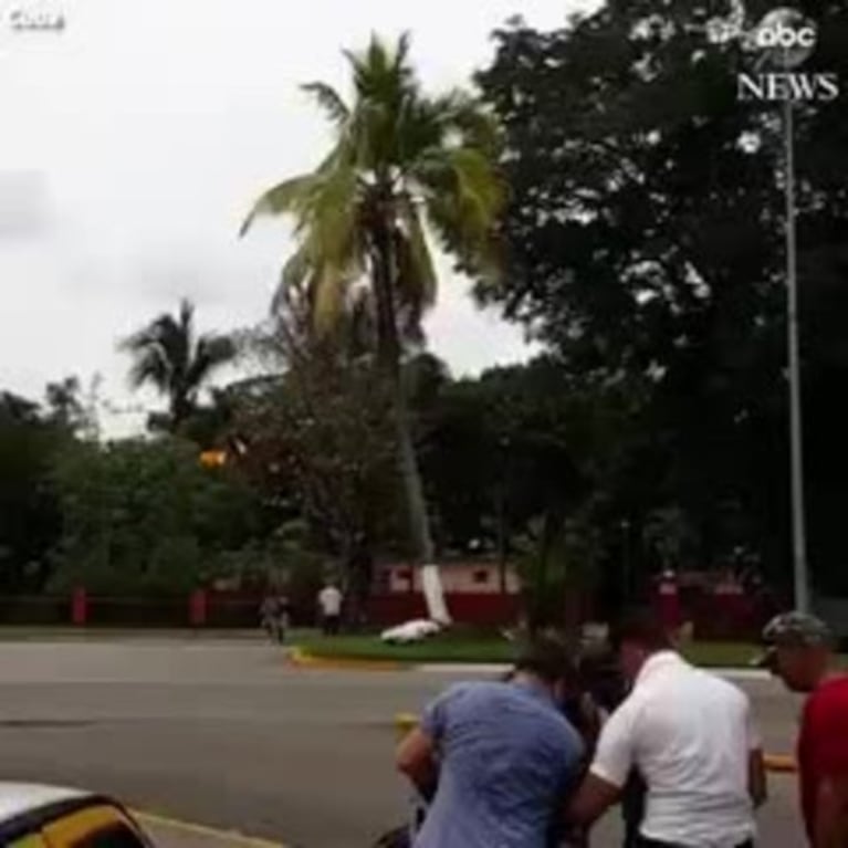 El momento exacto de la explosión del avión en Cuba