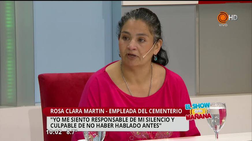 "Estoy aterrorizada y recibo amenazas", dice la empleada del cementerio