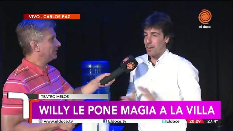 Magia en la temporada: el Mago Willy nos sorprendió con sus trucos