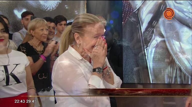 El blooper de Tinelli en la apertura del programa