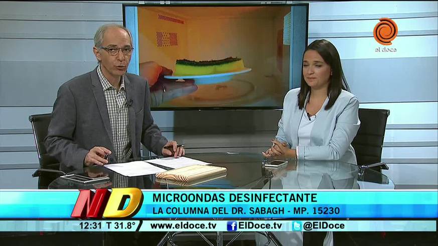 El microondas sirve para desinfectar