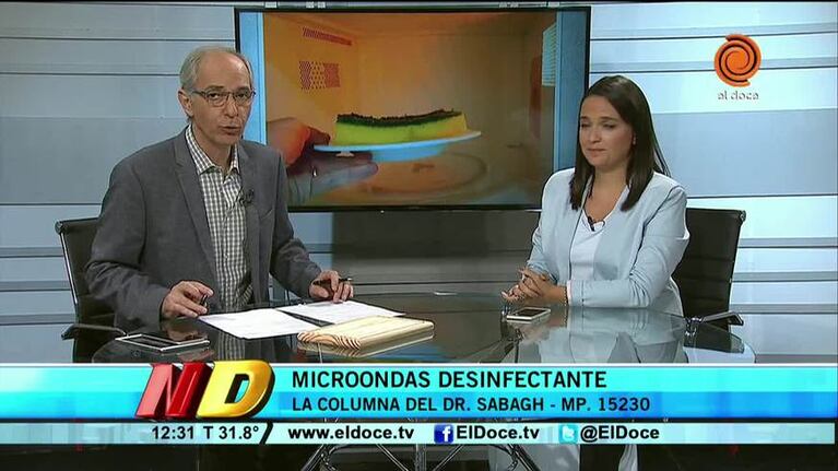 El microondas sirve para desinfectar