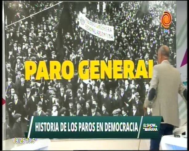 Historia de los paros generales