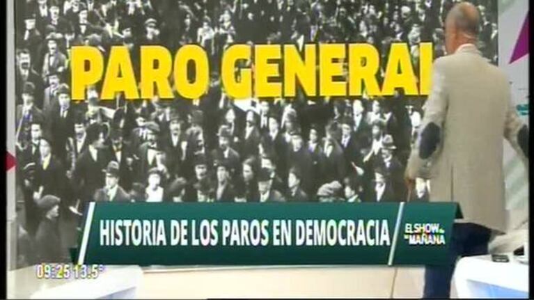 Historia de los paros generales