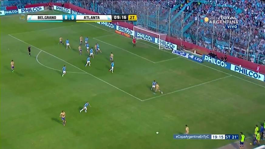 Los goles de Atlanta a Belgrano