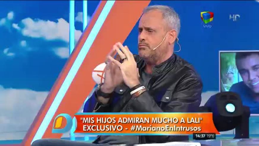 Mariano Martínez: "Con Lali tuvimos momentos diferentes"