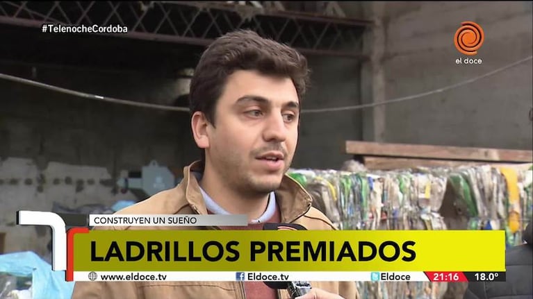 “Ladrillos ecológicos”, el proyecto cordobés premiado por Google