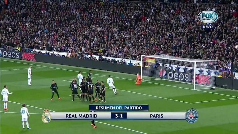 Real Madrid venció 3-1 a PSG