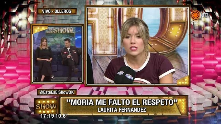 Laurita Fernández habló tras el "zorrita"