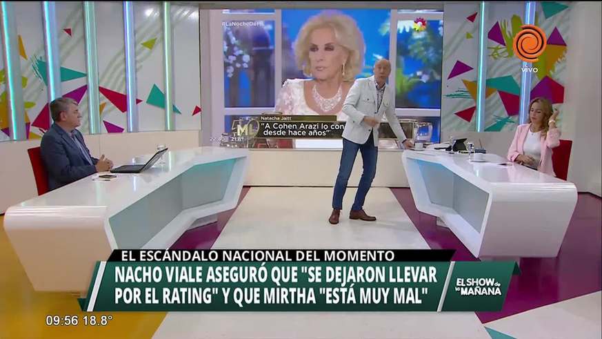 El nieto de Mirtha culpó al rating