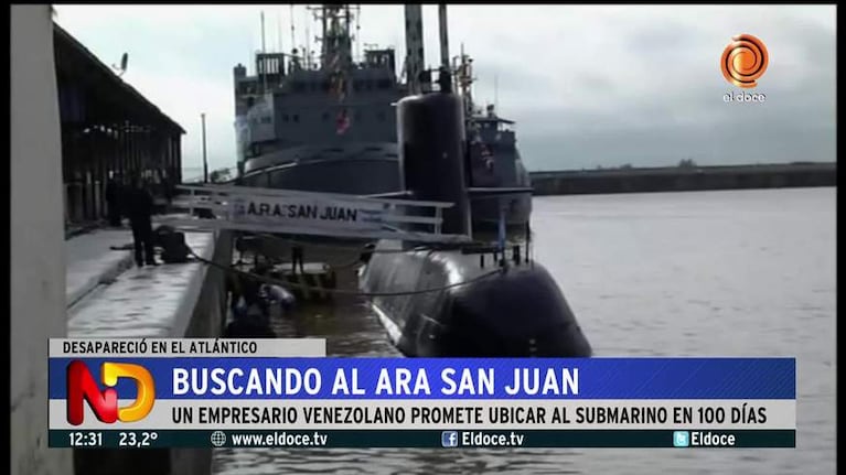 El venezolano que promete encontrar al ARA San Juan