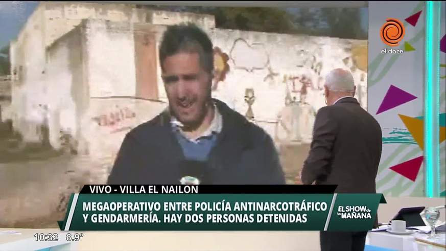 Megaoperativo en Villa El Nailon