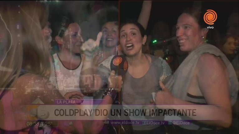El homenaje de Coldplay a Soda Stereo en La Plata