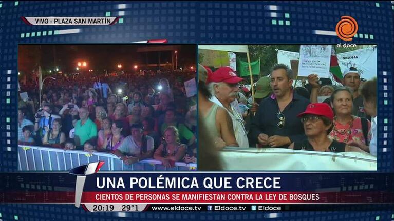 Doña Jovita levantó su voz contra la Ley de Bosques