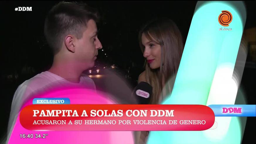 Pampita, dolida por la denuncia contra su hermano