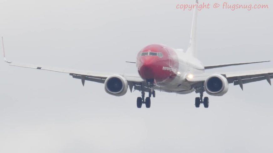 El aterrizaje de emergencia de un avión de Norwegian