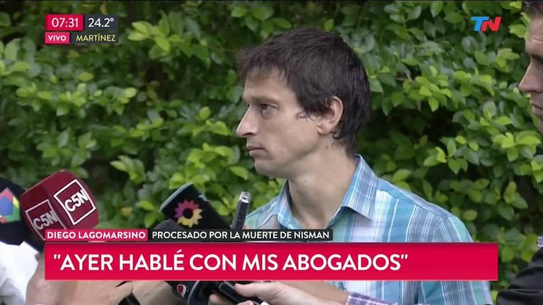 Lagormarsino sobre la muerte de Nisman: “No tengo nada que ver”