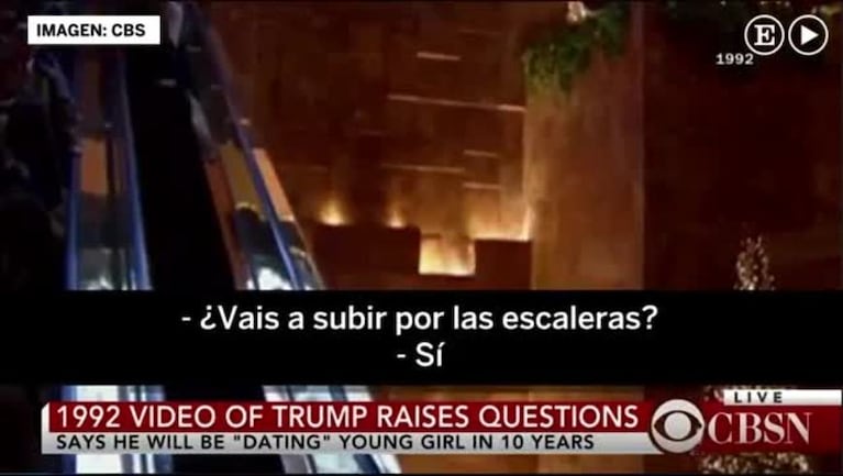 En 1992, Trump se le insinuó a una nena