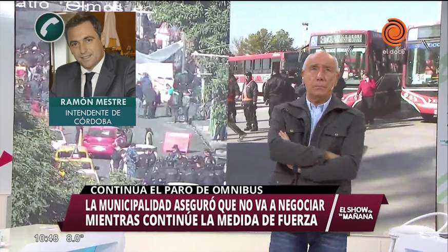 La decisión de Mestre por el paro de transporte