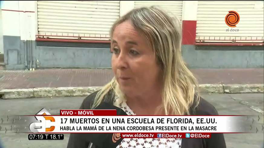 El chat entre la nena que estuvo en el tiroteo y la mamá