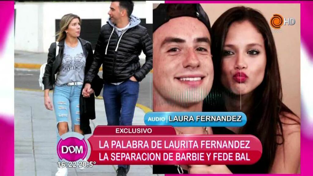 Laurita Fernández desmintió estar con Fede Ball