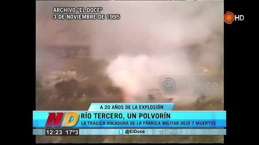 A 20 años de la explosión de Río Tercero