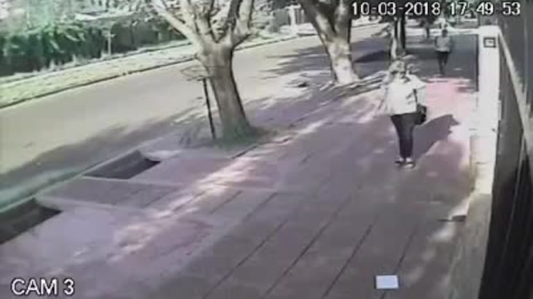 Feroz arrebato a una mujer en la calle