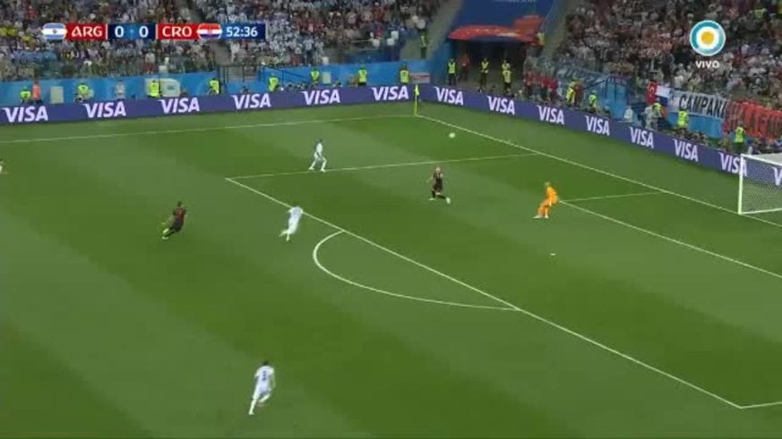 Grave error de Caballero y gol de Croacia