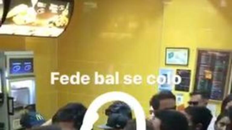 Federico Bal en McDonald's