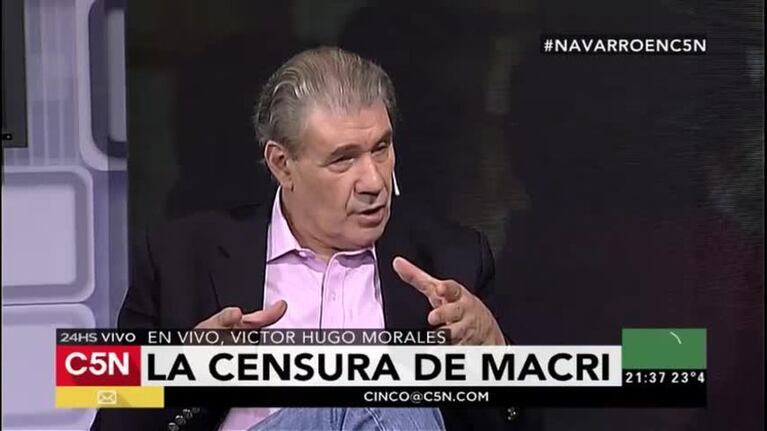 Víctor Hugo Morales y La Rosadita