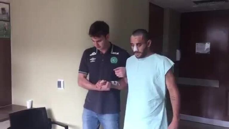 La emocionante recuperación de uno de los sobrevivientes