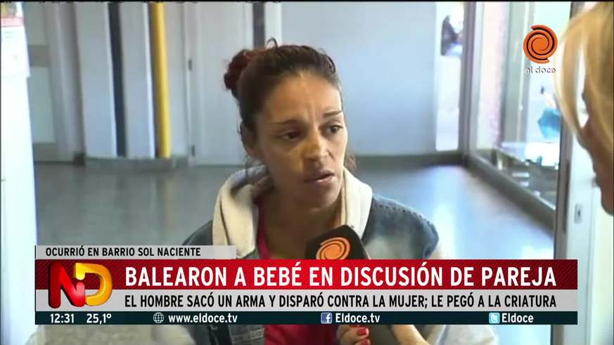 Habló la madre del bebé baleado