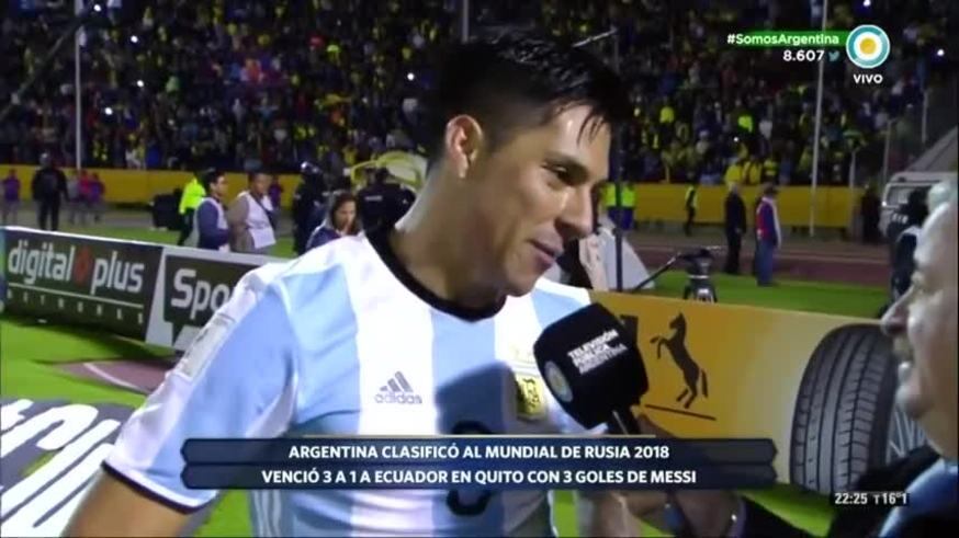 El llanto de Enzo Pérez tras la clasificación al Mundial