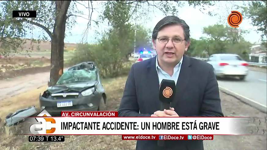 Terrible accidente en avenida Circunvalación