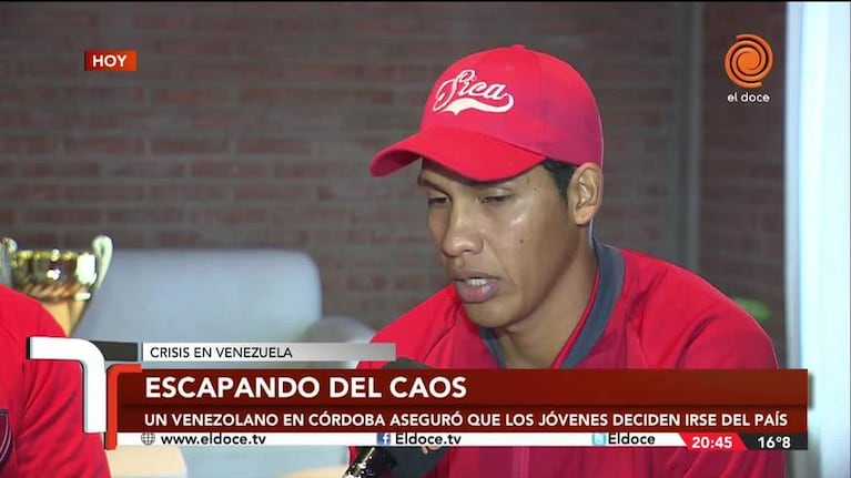 El venezolano que escapó del caos y juega al básquet en Córdoba