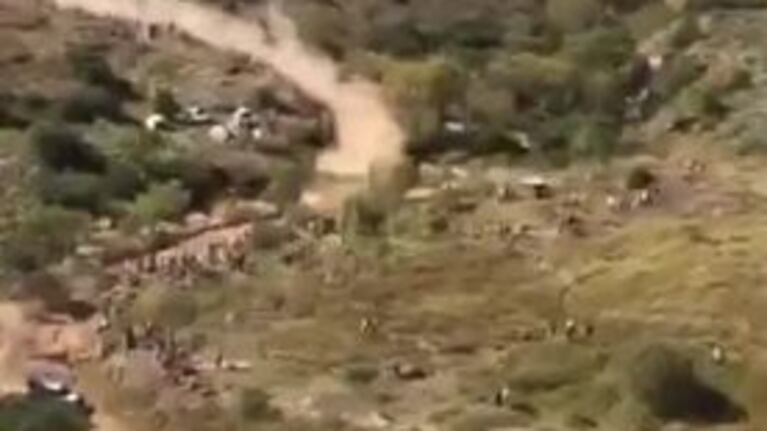 La carrera de Ligato filmada por Nalbandian