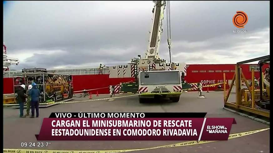 El Mini submarino estadounidense se suma a la búsqueda