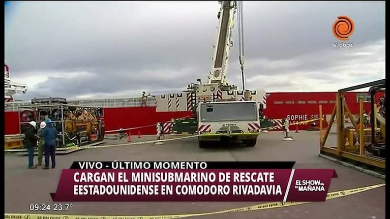 El Mini submarino estadounidense se suma a la búsqueda