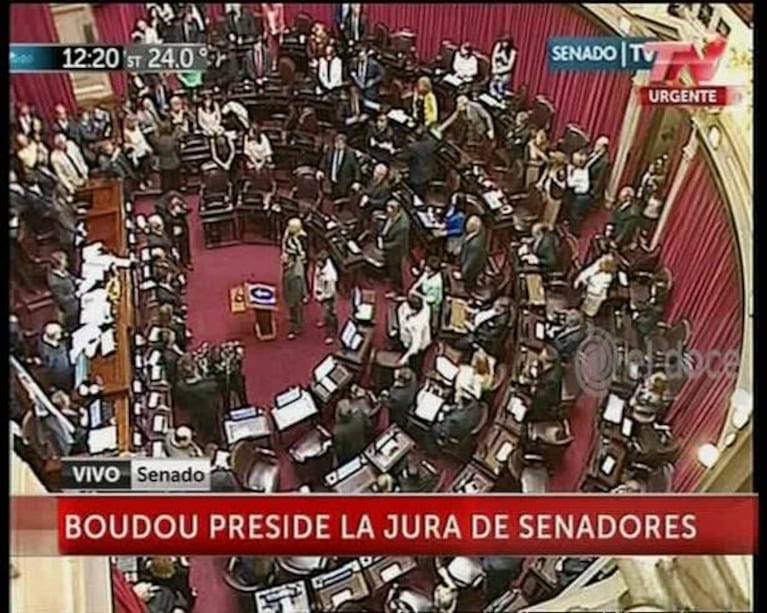 La jura de los senadores cordobeses